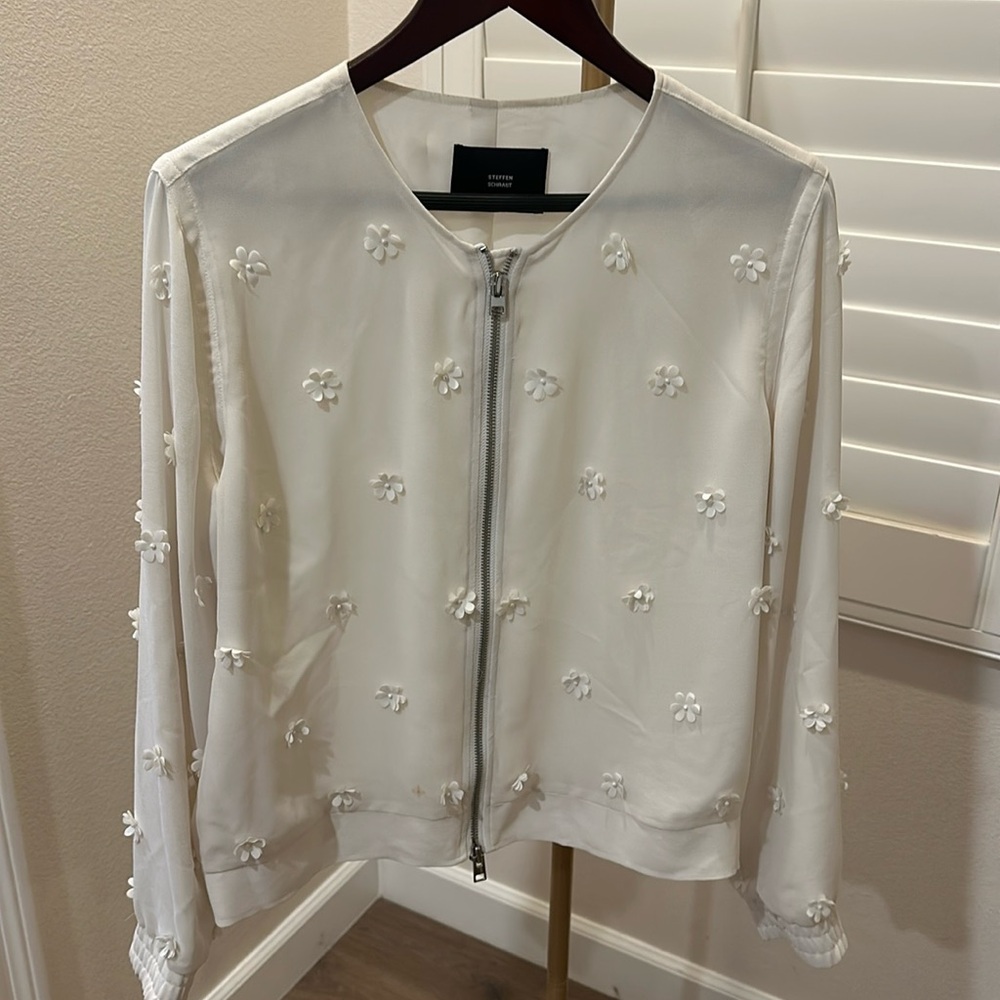 Stefan Schraut Daisy Floral Jacket (Size 42)